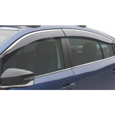 Legacy Side Window Deflectors - Chrome